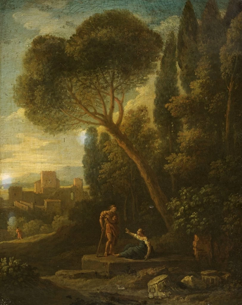 Paesaggio classico con figure - Bristol Museum and Art Gallery